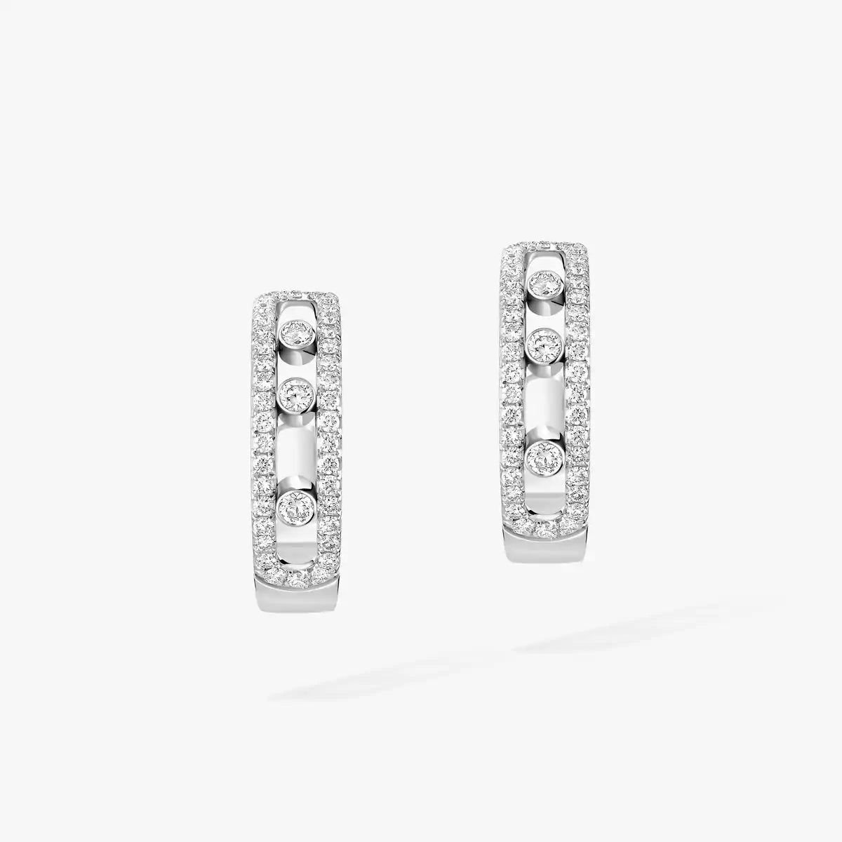 [moco jewelrys]Diamond Pave_ Hoop Earrings Move