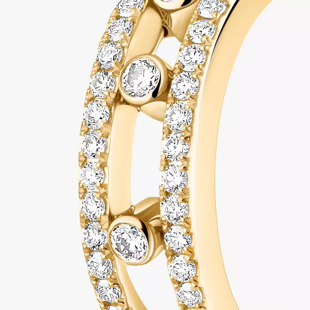 [moco jewelrys]Diamond Pave_ Hoop Earrings Move