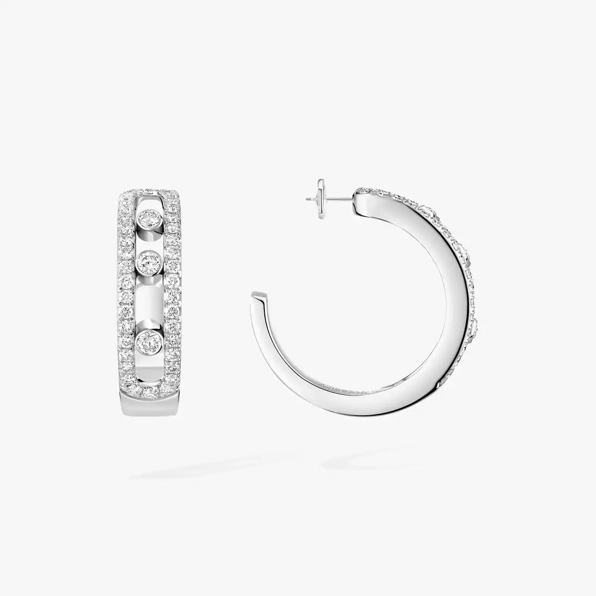 [moco jewelrys]Diamond Pave_ Hoop Earrings Move