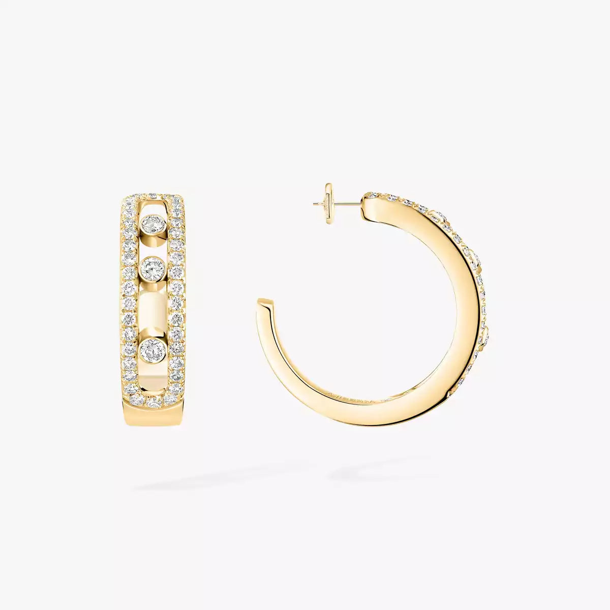 [moco jewelrys]Diamond Pave_ Hoop Earrings Move