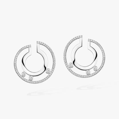 [moco jewelrys]Move Romane Small Diamond Hoop Earrings