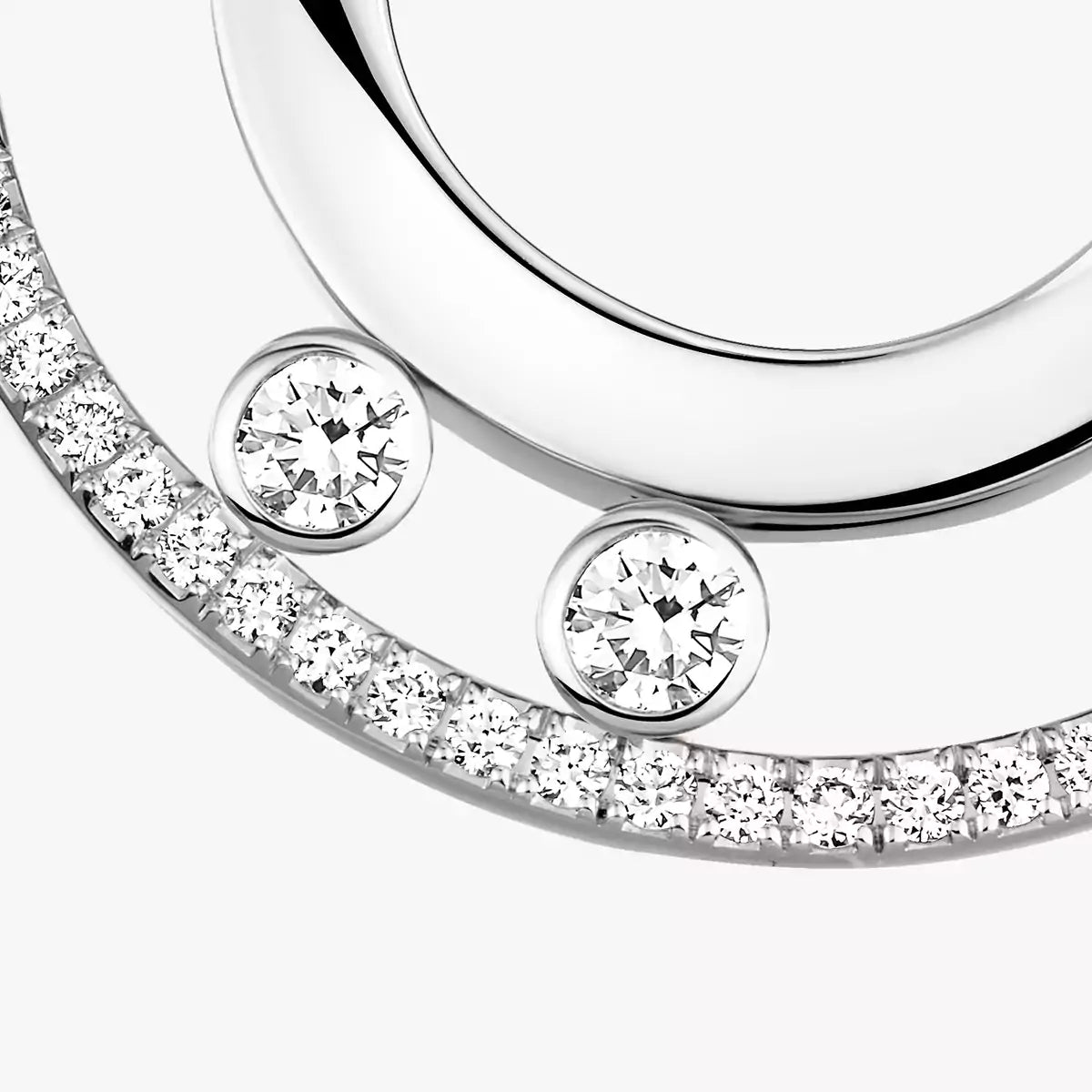 [moco jewelrys]Move Romane Small Diamond Hoop Earrings