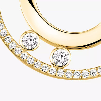 [moco jewelrys]Move Romane Small Diamond Hoop Earrings