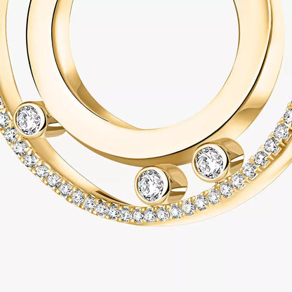 [moco jewelrys]Move Romane Small Diamond Hoop Earrings