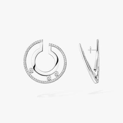 [moco jewelrys]Move Romane Small Diamond Hoop Earrings