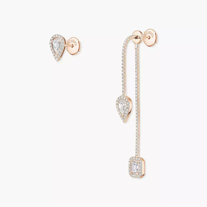 [moco jewelrys]Diamond Drop Earrings My Twin