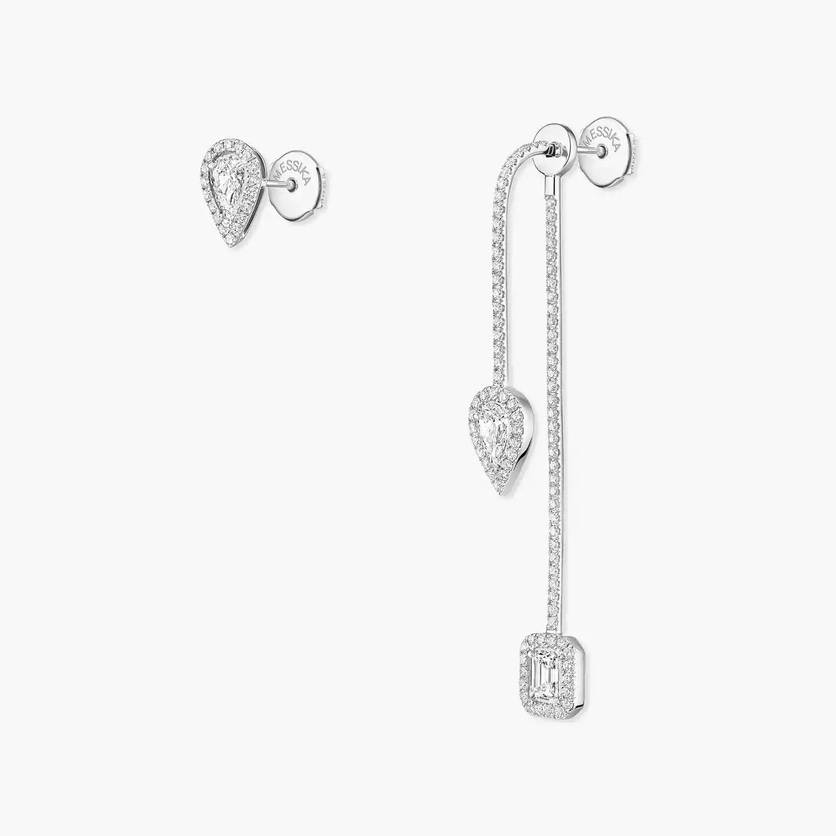 [moco jewelrys]Diamond Drop Earrings My Twin