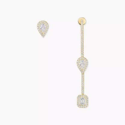 [moco jewelrys]Diamond Drop Earrings My Twin