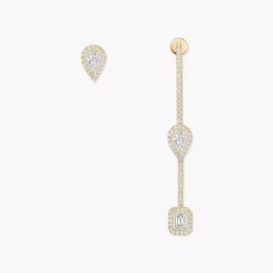 [moco jewelrys]Diamond Drop Earrings My Twin
