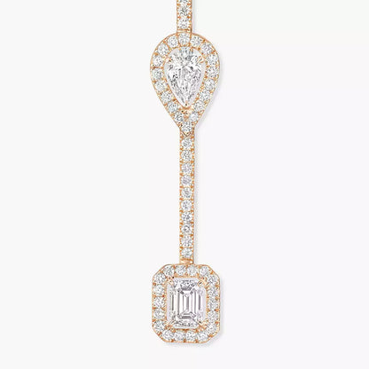 [moco jewelrys]Diamond Drop Earrings My Twin