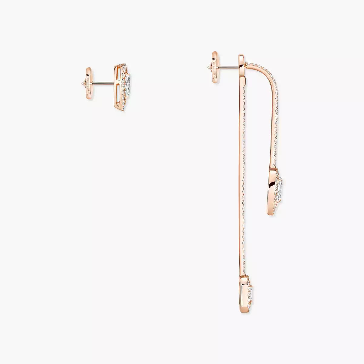 [moco jewelrys]Diamond Drop Earrings My Twin