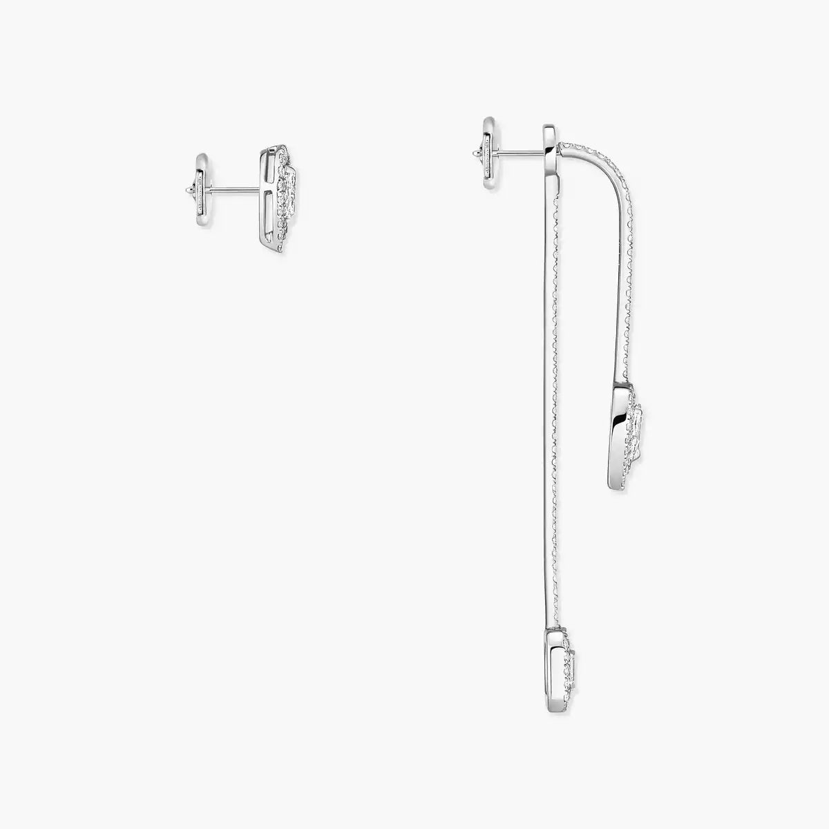 [moco jewelrys]Diamond Drop Earrings My Twin