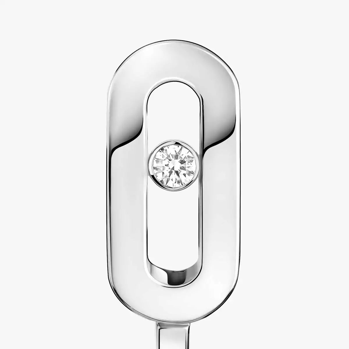 [moco jewelrys]Diamond Mini Hoop Earrings Move Classique