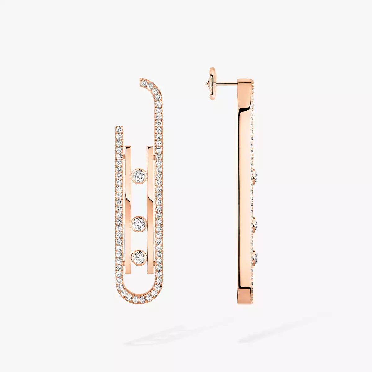 [moco jewelrys]Diamond Pendant Earrings Move 10Th