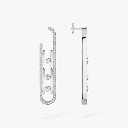 [moco jewelrys]Diamond Pendant Earrings Move 10Th