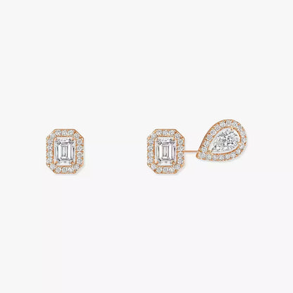 [moco jewelrys]Diamond Earrings 0,10ct My Twin 1+2