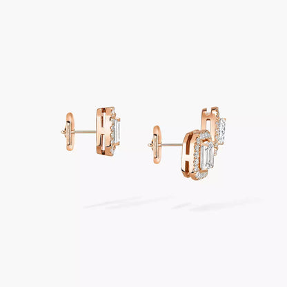 [moco jewelrys]Diamond Earrings 0,10ct My Twin 1+2