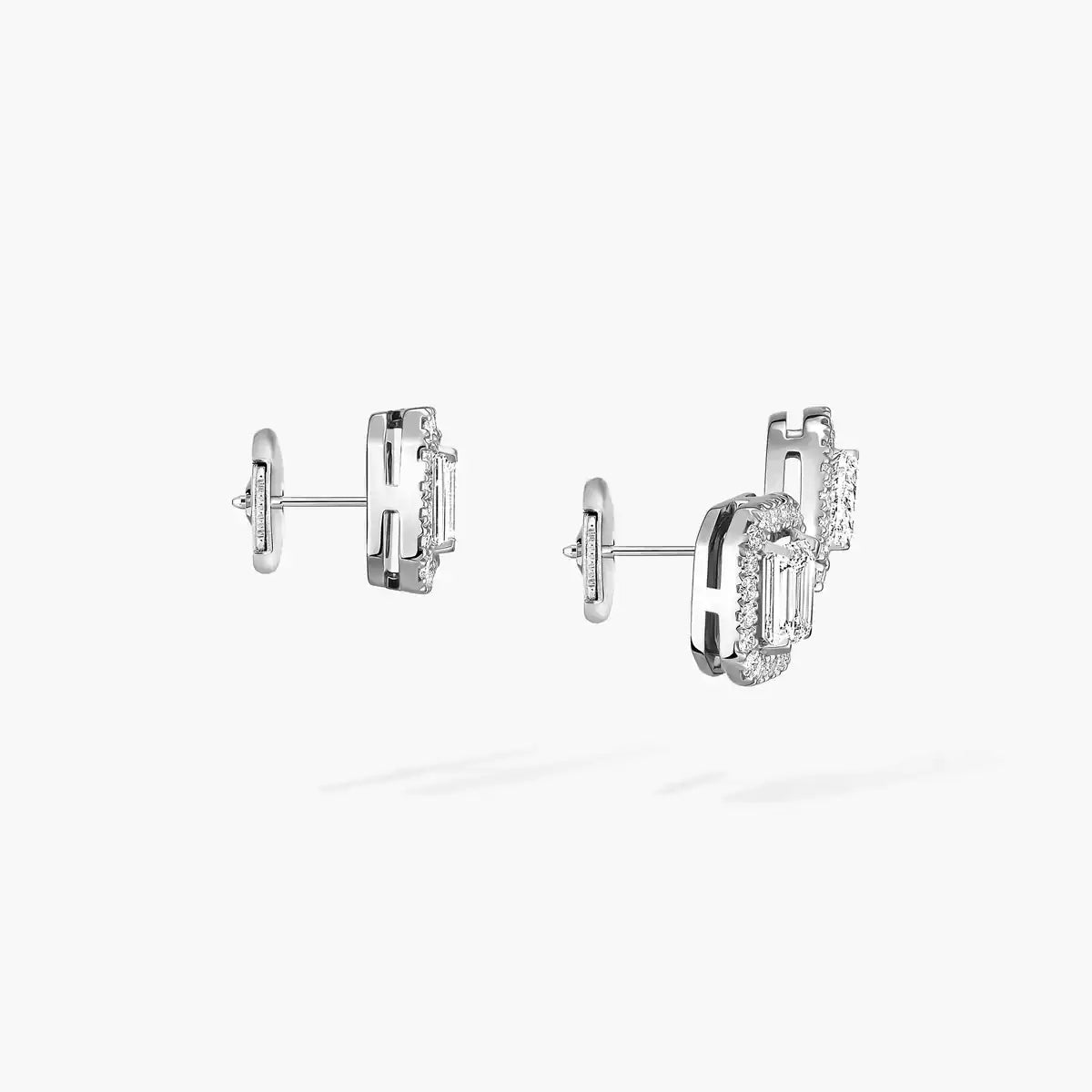 [moco jewelrys]Diamond Earrings 0,10ct My Twin 1+2
