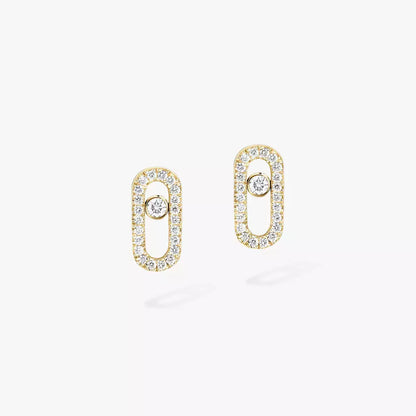 [moco jewelrys]Move Uno Diamond Earrings