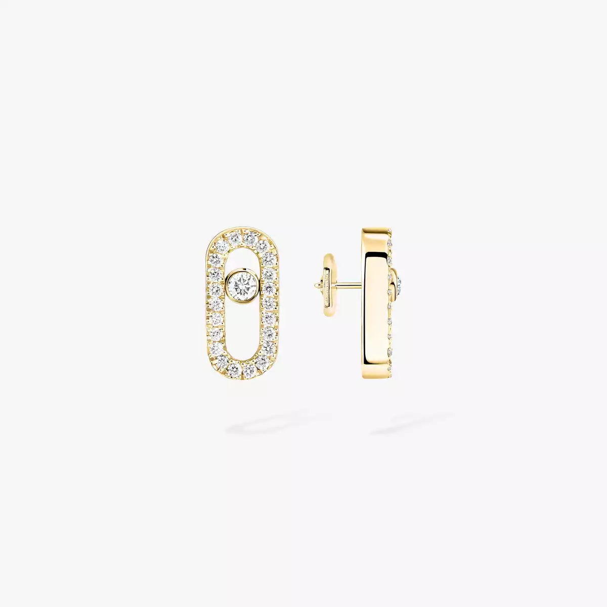 [moco jewelrys]Move Uno Diamond Earrings