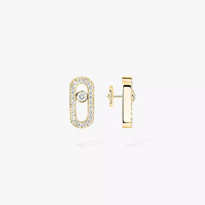[moco jewelrys]Move Uno Diamond Earrings