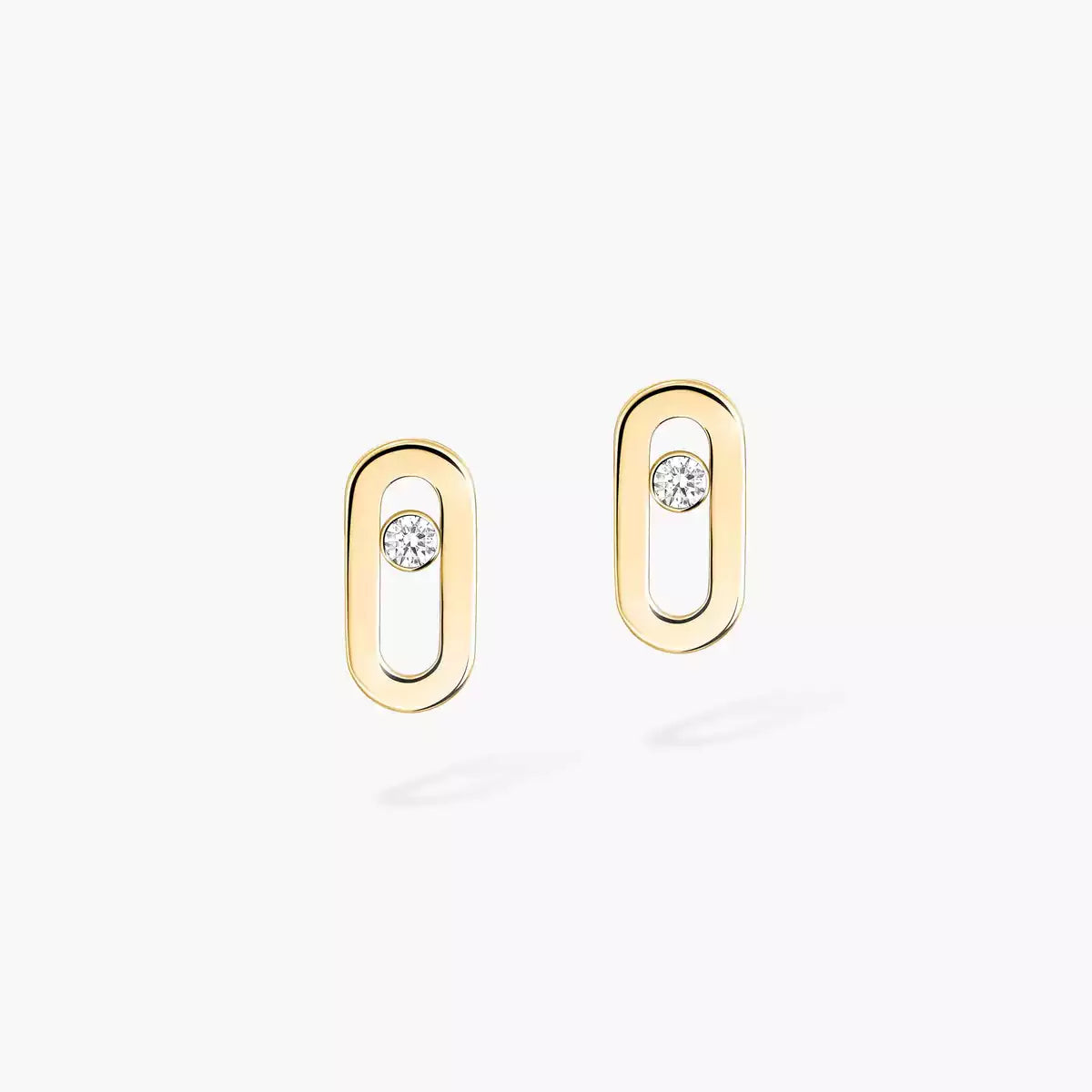 [moco jewelrys]Move Uno Diamond Stud Earrings