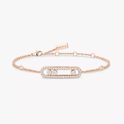 [moco jewelrys]Pavé Baby Move Diamond Bracelet