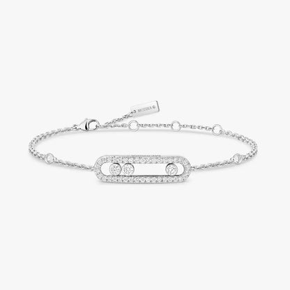 [moco jewelrys]Pavé Baby Move Diamond Bracelet