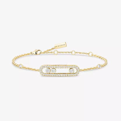 [moco jewelrys]Pavé Baby Move Diamond Bracelet