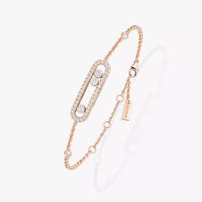[moco jewelrys]Pavé Baby Move Diamond Bracelet