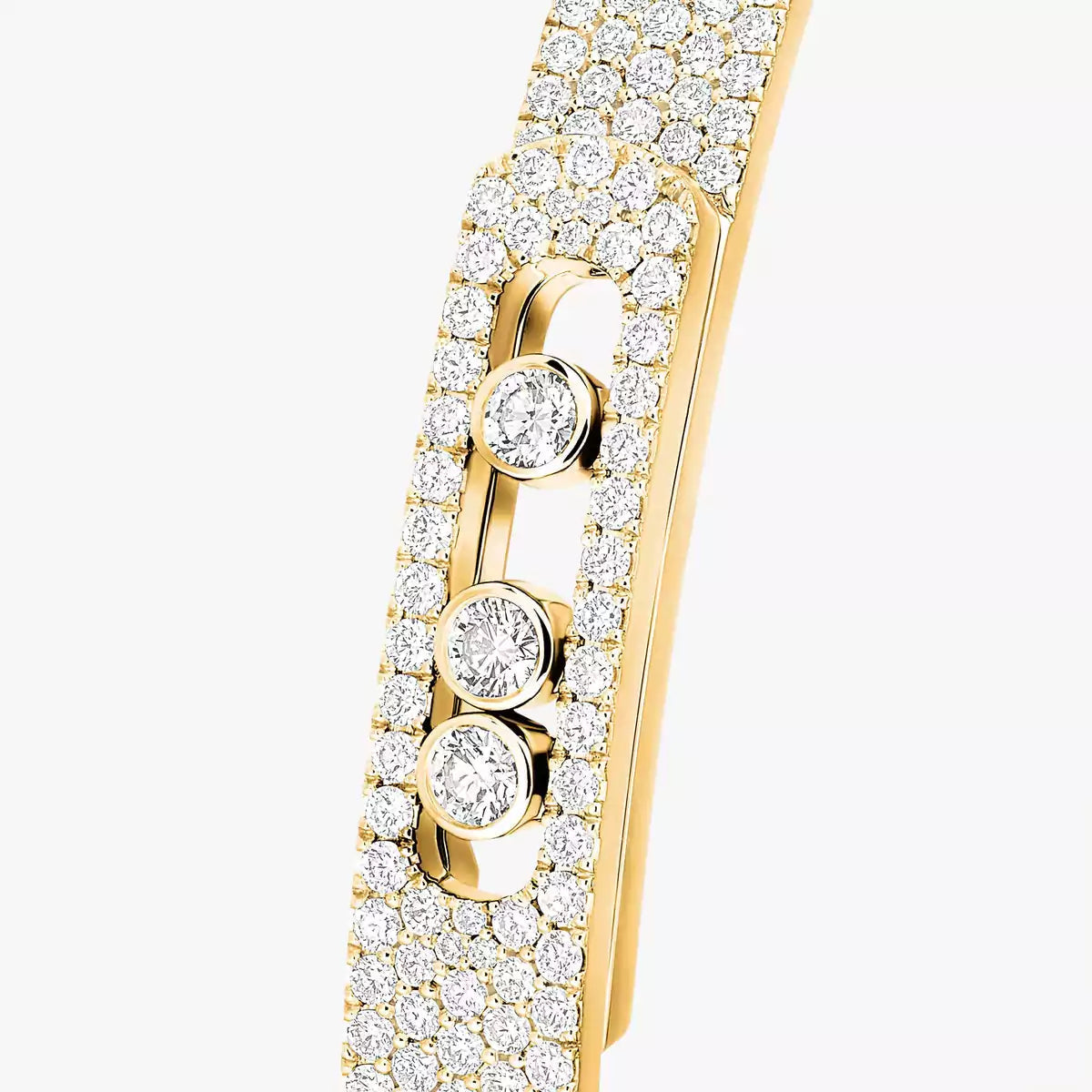 [moco jewelrys]Move Noa Full Pavé Diamond Bangle Bracelet