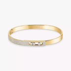 [Loco jewelrys]Move Noa Rose Gold Pavé Diamond Bangle Bracelet