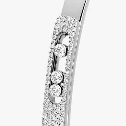 [moco jewelrys]Move Noa Rose Gold Pavé Diamond Bangle Bracelet