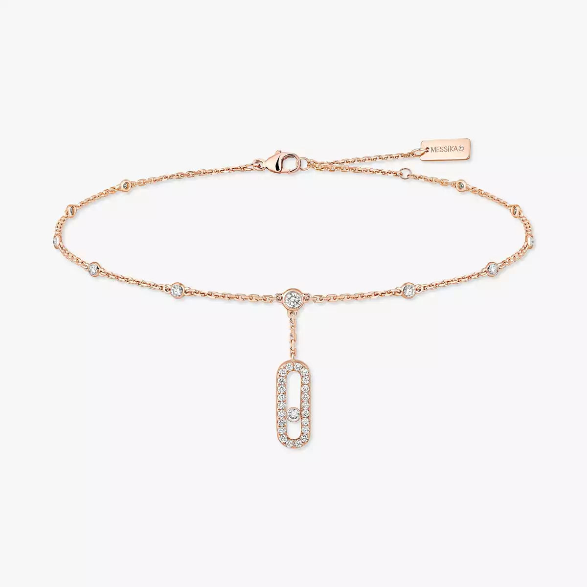 [moco jewelrys] Move Uno pavé ankle bracelet