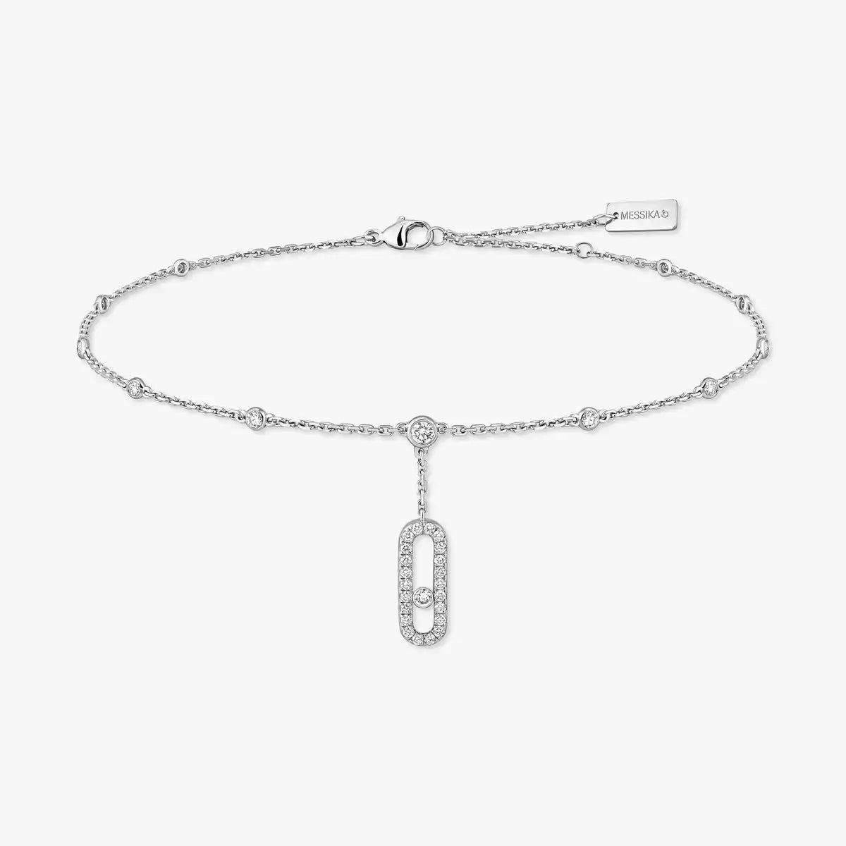 [moco jewelrys] Move Uno pavé ankle bracelet