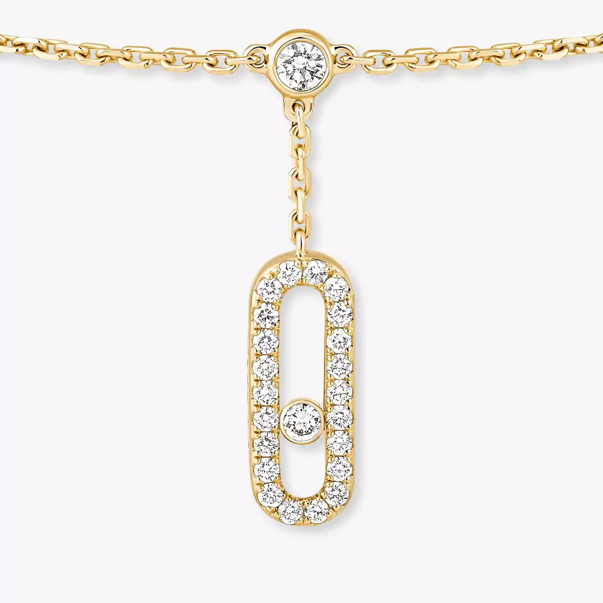 [moco jewelrys] Move Uno pavé ankle bracelet