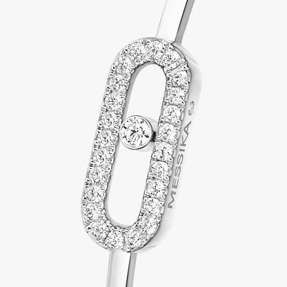 [moco jewelrys]Move Uno pavé flex bangle medium