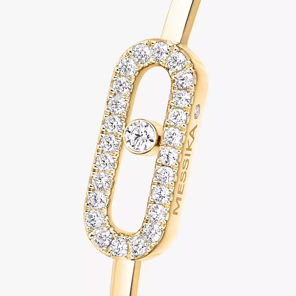 [moco jewelrys]Move Uno pavé flex bangle medium