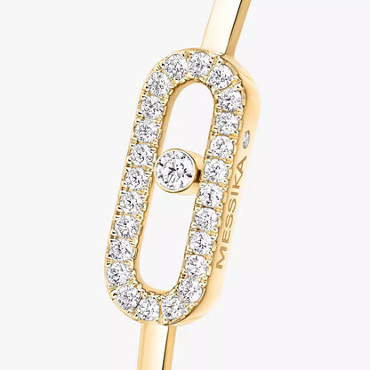 [moco jewelrys]Move Uno pavé flex bangle medium