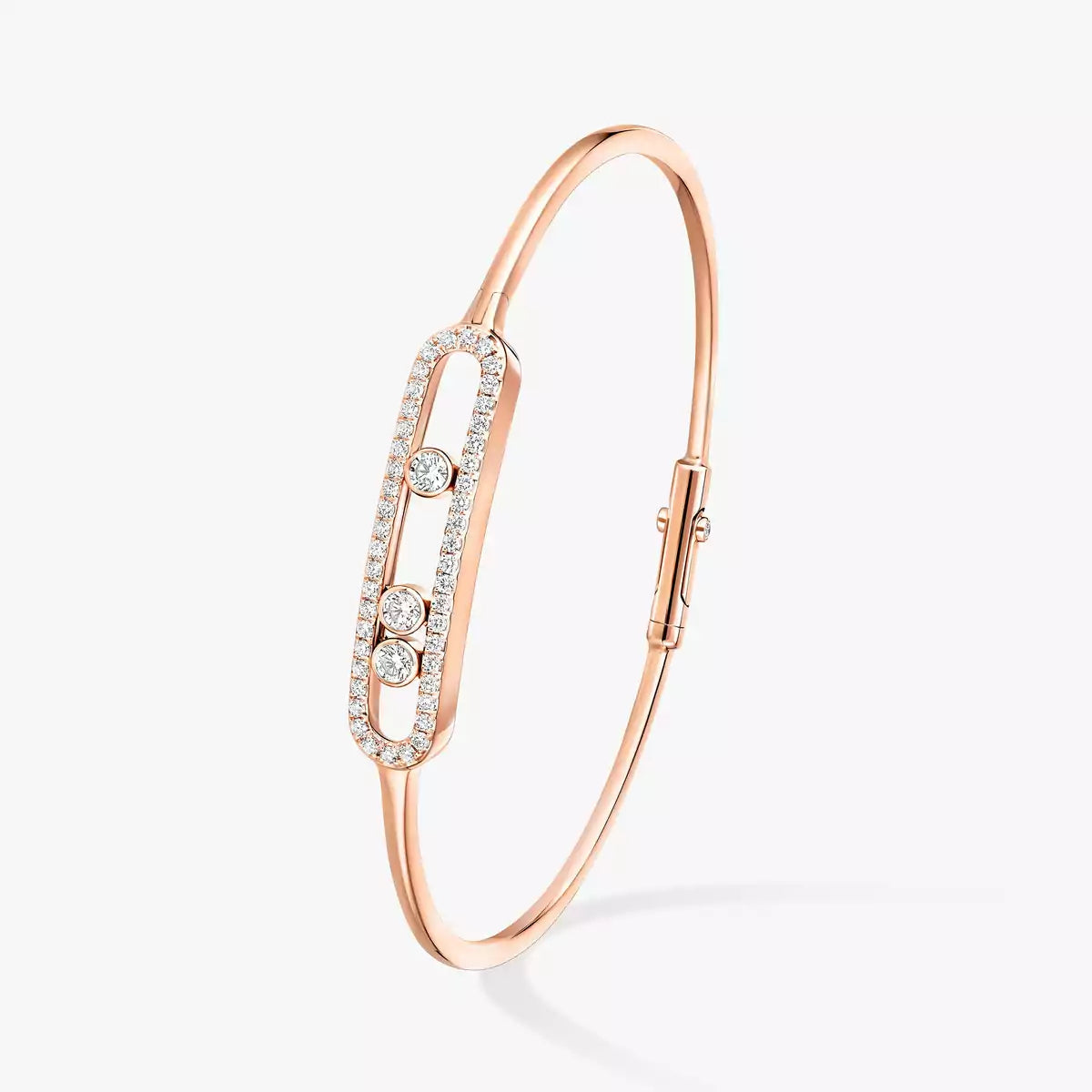 [moco jewelrys]Move Pavé Diamond Bangle Bracelet M