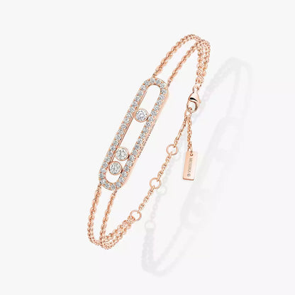 [moco jewelrys] Move Classique pavé bracelet