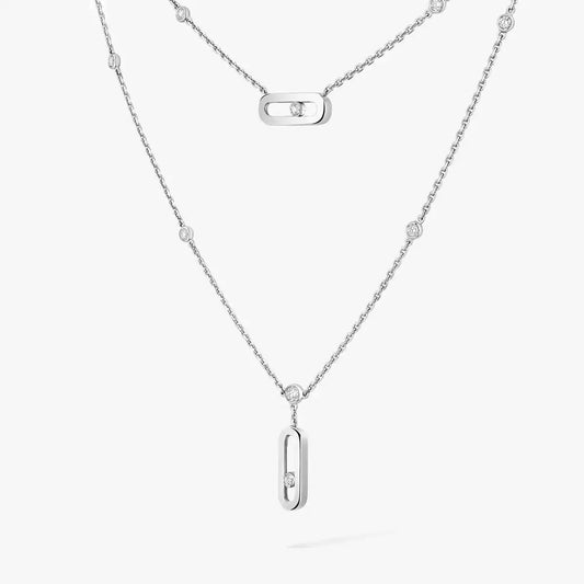 [moco jewelrys] Move Uno Diamond Necklace