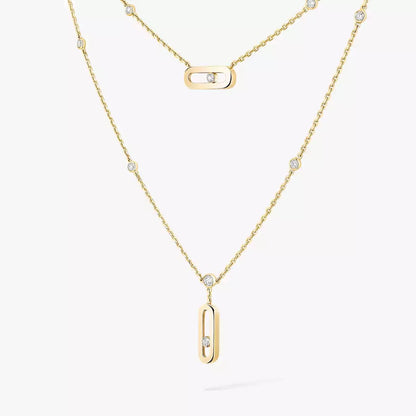 [moco jewelrys] Move Uno Diamond Necklace