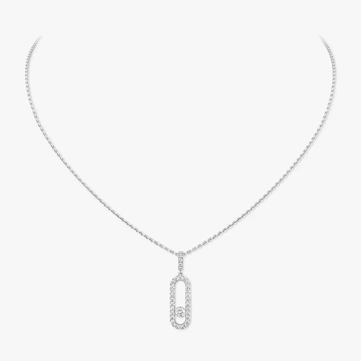 [moco jewelrys]Move Uno Diamond Necklace in Rose Gold