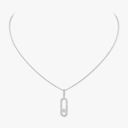 [moco jewelrys]Move Uno Diamond Necklace in Rose Gold