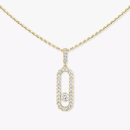 [moco jewelrys]Move Uno Diamond Necklace in Rose Gold
