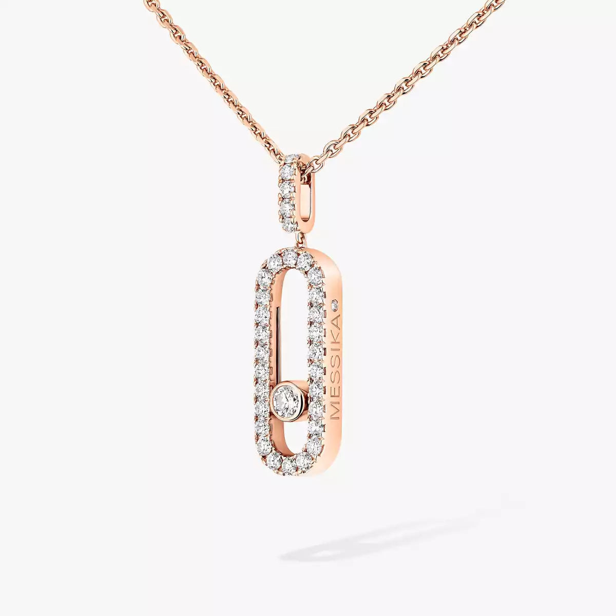 [moco jewelrys]Move Uno Diamond Necklace in Rose Gold