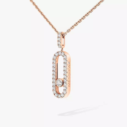 [moco jewelrys]Move Uno Diamond Necklace in Rose Gold