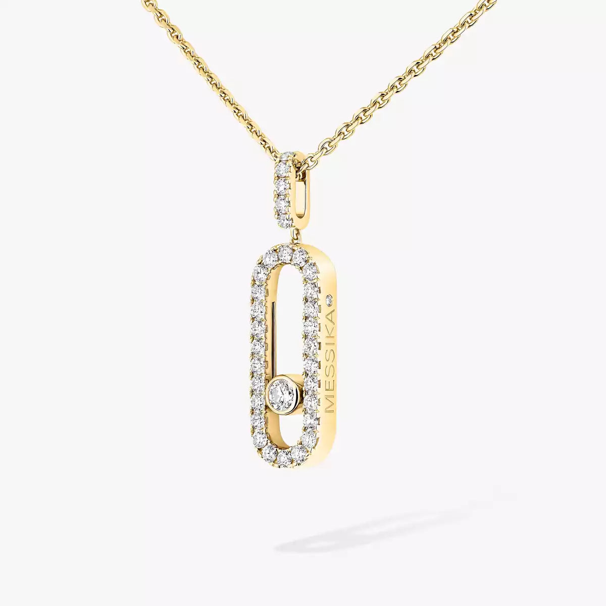 [moco jewelrys]Move Uno Diamond Necklace in Rose Gold