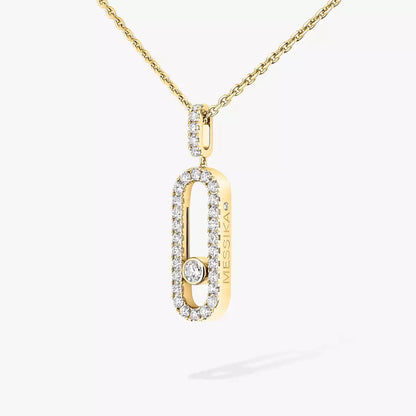 [moco jewelrys]Move Uno Diamond Necklace in Rose Gold